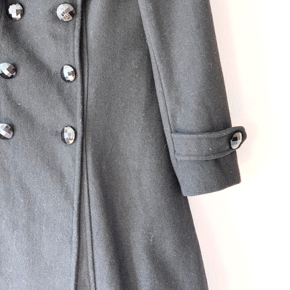 AOISOS Black Lined Coat (size: 8) - Picture 13 of 15